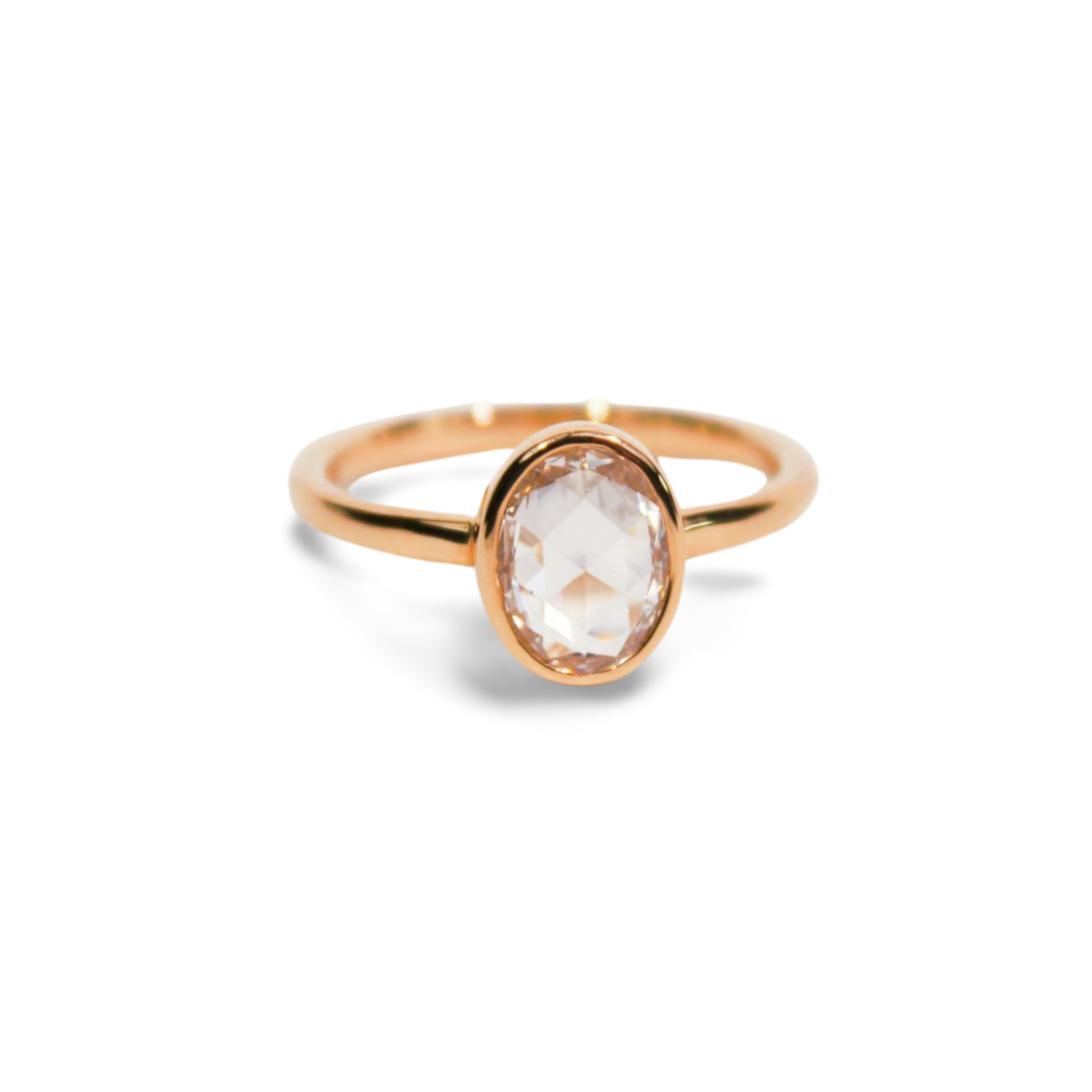 Coco White Rosecut Diamond Ring