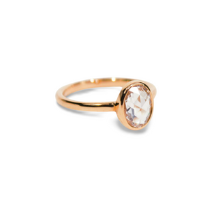 Coco White Rosecut Diamond Ring