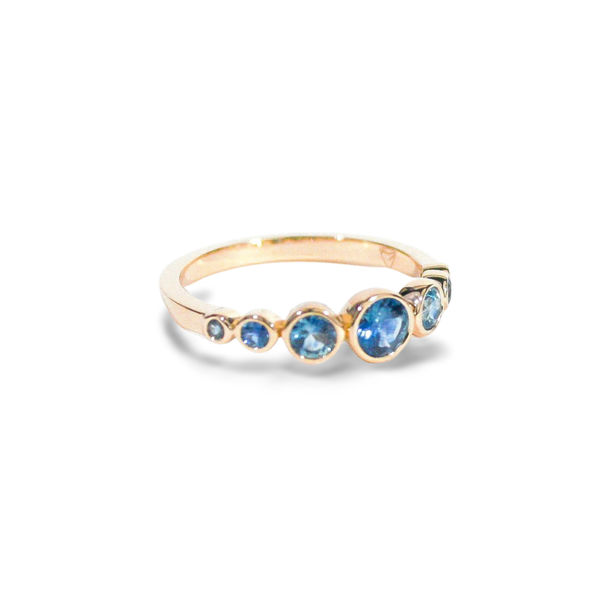 La Reina Graduated Sapphire Ring