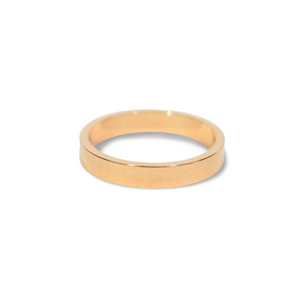 Flat Golden Band - 3 mm