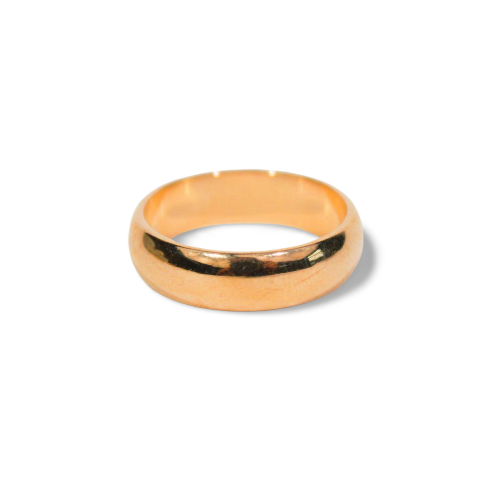 Half Round Golden Band - 5mm