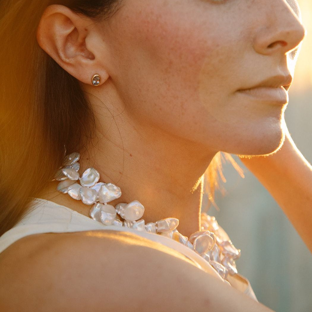 Petal Pearl Necklace