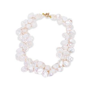 Petal Pearl Necklace